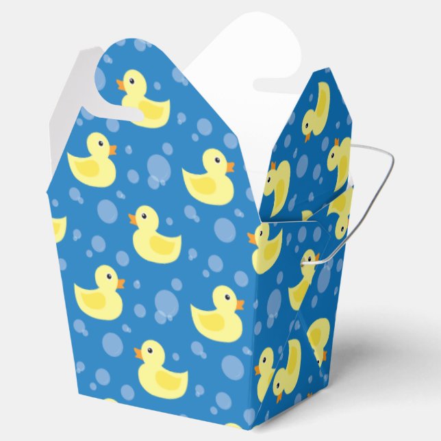 Rubber Ducks Favor Boxes (Opened)