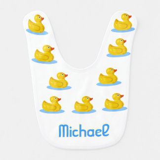 rubber ducks feeding bib