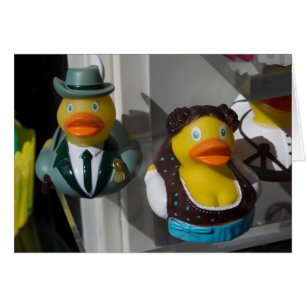 Rubber Ducks In Traditional Costumes Cards