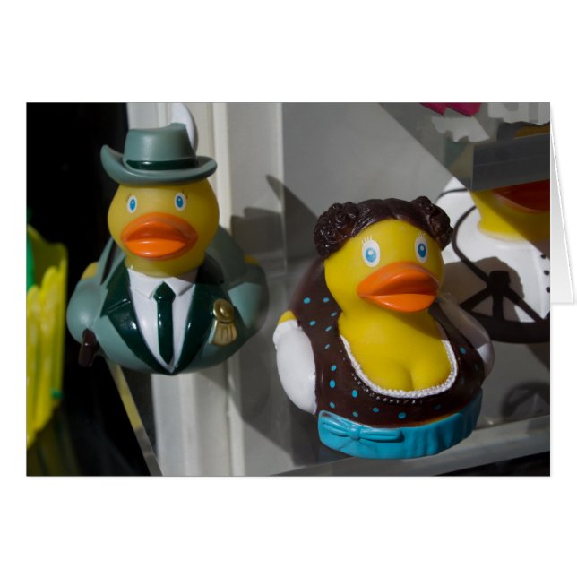 Rubber Ducks In Traditional Costumes Cards (Front Horizontal)