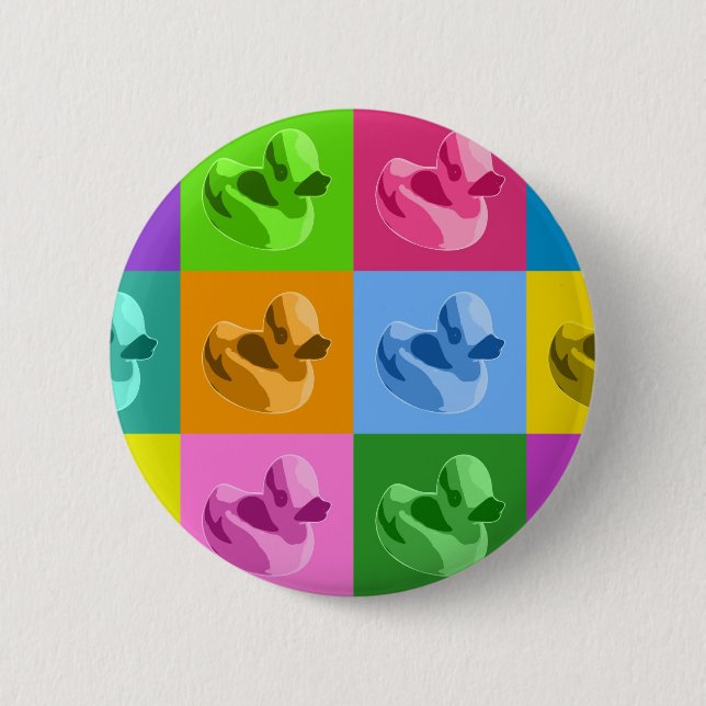 Rubber Ducks Pinback Button (Front)