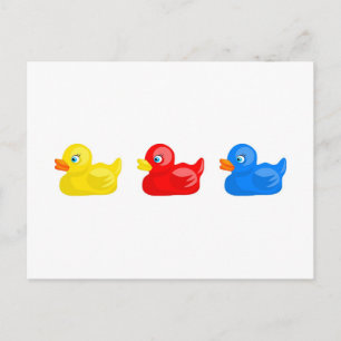 Rubber Ducks Postcard