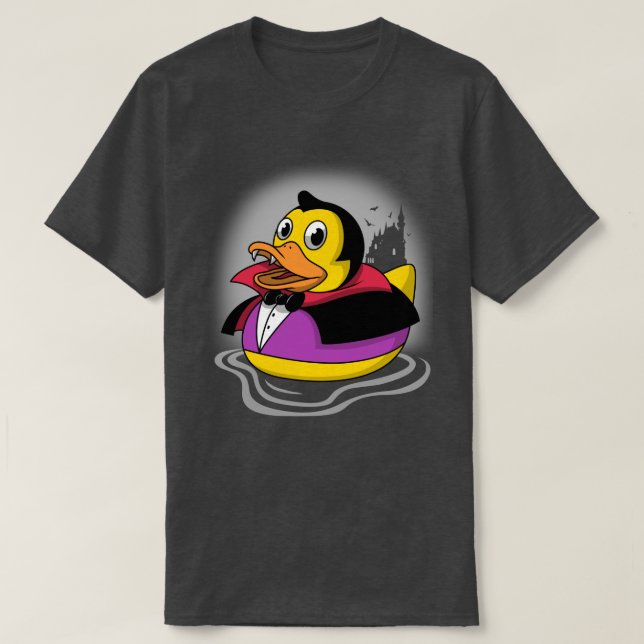 Rubber Duckula  T-Shirt (Design Front)