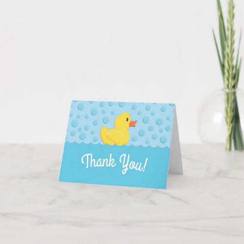 Rubber Ducky 1st Birthday Party Kids Baby Card