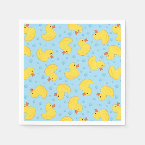 Rubber Ducky 1st Birthday Party Kids Baby Napkins