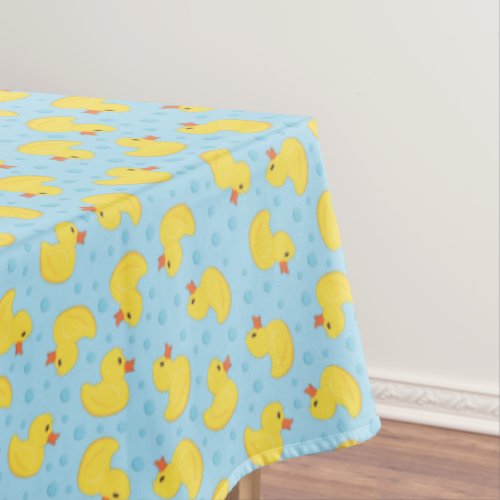 Rubber Ducky 1st Birthday Party Kids Baby Tablecloth