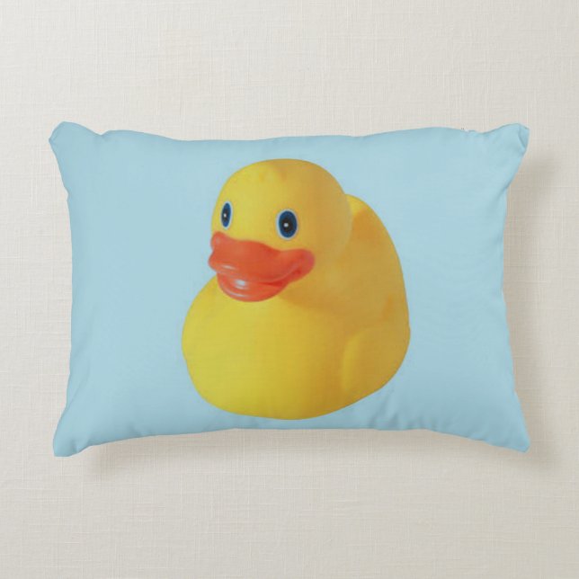 Rubber Ducky Accent Pillow (Front)