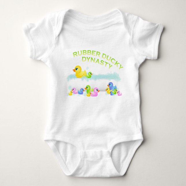 Rubber Ducky Baby Bodysuit (Front)