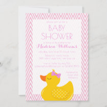 Rubber Ducky Baby Shower Invitation