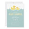 Rubber Ducky Baby Shower Invitation