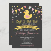 Rubber Ducky Baby Shower INvitation (Front/Back)