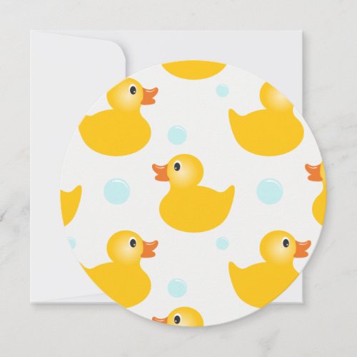 rubber ducky baby shower invitations