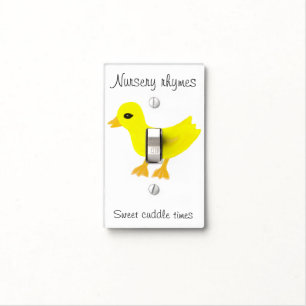 Rubber Ducky Baby's Nursery Light Switch Cover
