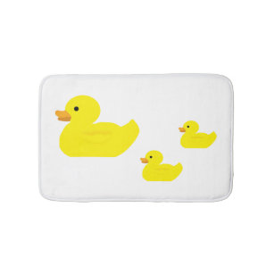 Yellow Duck Bath Mats Rugs Zazzle