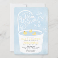 Rubber Ducky Bathtub Splish Splash Baby Shower