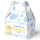 Rubber Ducky Birthday Favor Box
