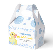 Rubber Ducky Birthday Favor Box