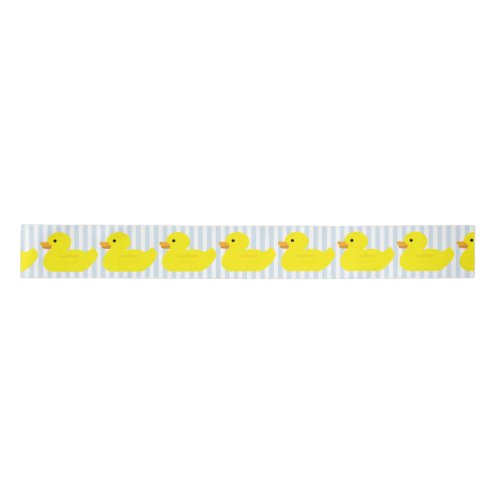 Rubber Ducky Blue Stripe Ribbon