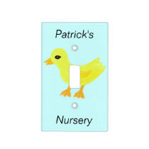 Rubber Ducky Boys Nursery Light Switch Cover