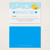 Rubber Ducky Bubble Bath Boy Baby Shower (Front & Back)