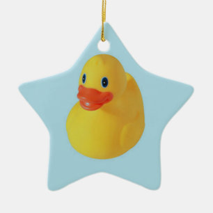Rubber Ducky Ceramic Ornament