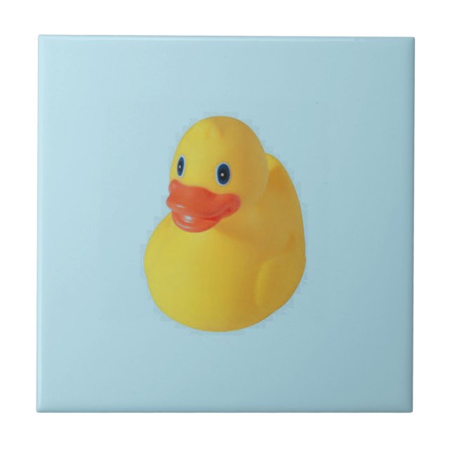 Rubber Ducky Ceramic Tile (Front)