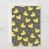Rubber Ducky Couples Baby Shower Invitation (Back)