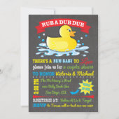 Rubber Ducky Couples Baby Shower Invitation (Front)
