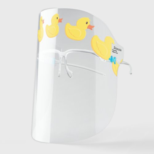 Rubber Ducky Cute Ducks Face Shield