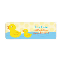 Rubber Ducky Duck Address Labels