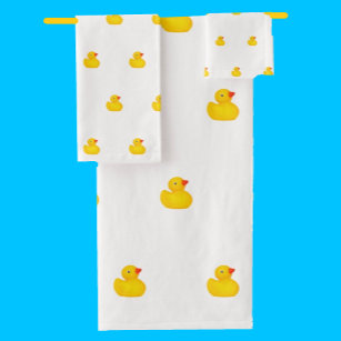 Bathing Bigfoot and rubber ducky wash rag, hand towel, bath towel set –  SquatchinCountry