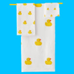 Rubber Ducky Duck Ducks Sets - Bathroom Towel Set at Zazzle