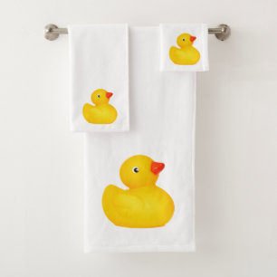 Rubber Ducky Duck Ducks Sets - Bathroom Towel Set