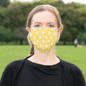 Rubber Ducky Duck Pattern Adult Cloth Face Mask (Outside)