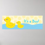 Rubber Ducky Duck Personalized Banner Sign at Zazzle