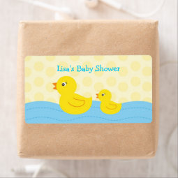 Rubber Ducky Duck Water Bottle Stickers Labels | Zazzle