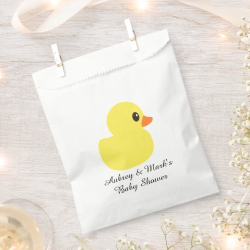 Rubber Ducky Favor Bags