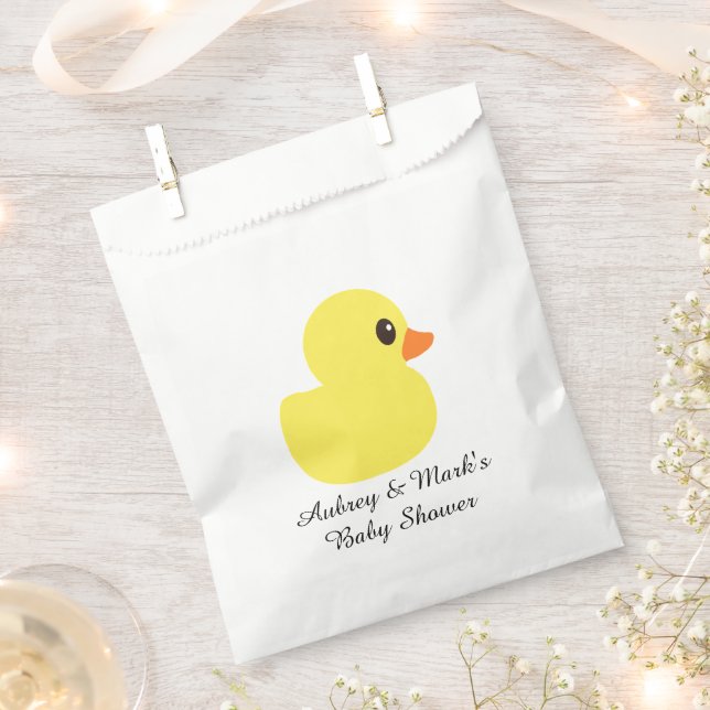 "Rubber Ducky" Favor Bags (Clipped)