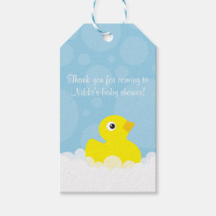 Rubber Duck Baby Shower Favors Packaging Zazzle