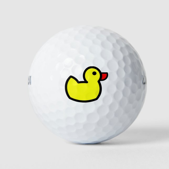 Rubber Ducky Golf Balls (Front)
