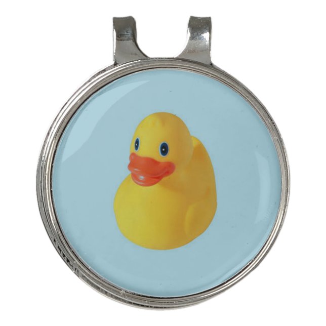 Rubber Ducky Golf Hat Clip (Front)