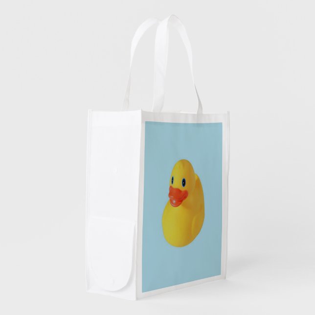Rubber Ducky Grocery Bag (Front Side)