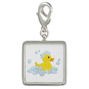 Rubber Ducky in Bubbles Charm