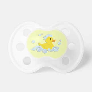 Rubber Ducky in Bubbles Pacifier
