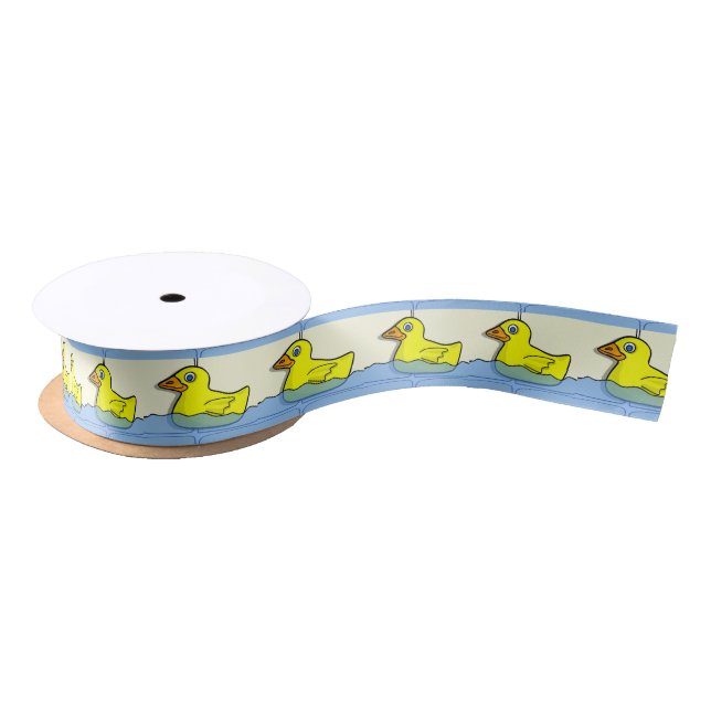 Rubber Ducky in the tub Ribbon (Spool)