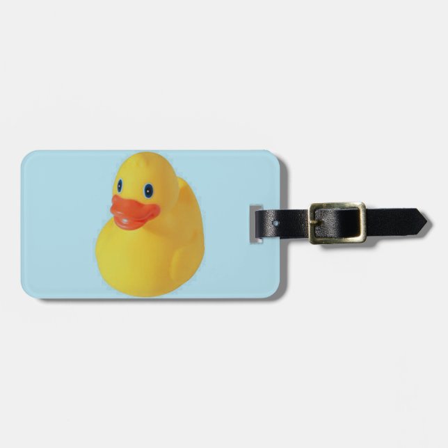 Rubber Ducky Luggage Tag (Front Horizontal)