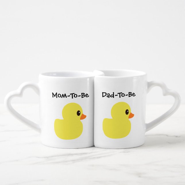 "Rubber Ducky" Nesting Mugs (Front Nesting)