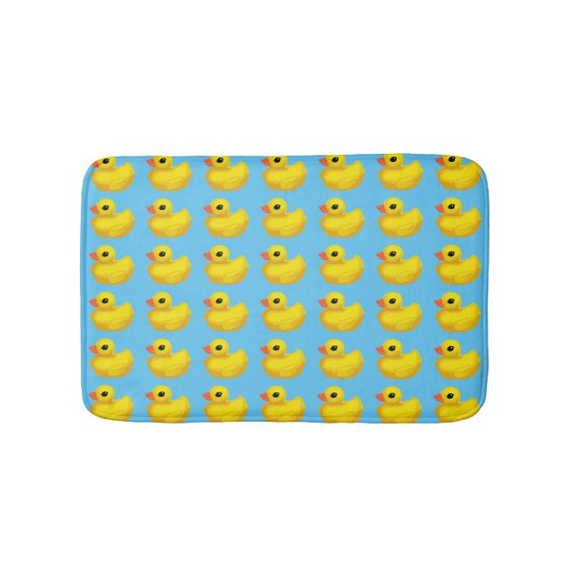 "Rubber Ducky" (Pattern) Bathroom Mat (Front)