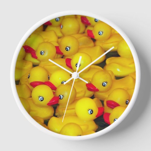 Rubber ducky pattern   clock