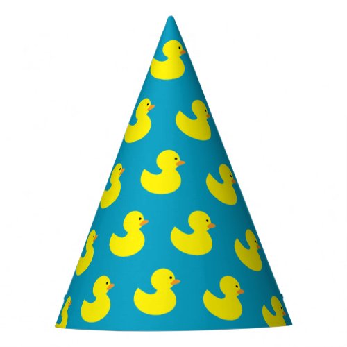 Rubber Ducky Pattern Party Hats